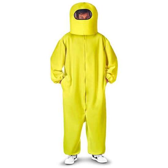 DISFRAZ AMONG US IMPOSTOR YELLOW XL (ESCAFANDRA Y TRAJE CON CREMALLERA Y BOLSILLOS) image 0