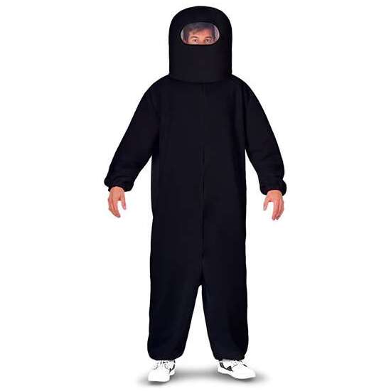 DISFRAZ AMONG US IMPOSTOR BLACK XL (ESCAFANDRA Y TRAJE CON CREMALLERA Y BOLSILLOS) image 0