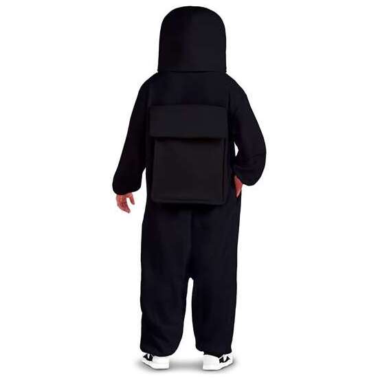 DISFRAZ AMONG US IMPOSTOR BLACK XL (ESCAFANDRA Y TRAJE CON CREMALLERA Y BOLSILLOS) image 2