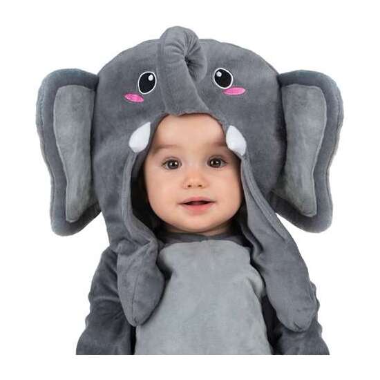 DISFRAZ BEBÉ ELEFANTE SORPRESA TALLA 7-12 MESES image 2