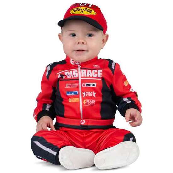 DISFRAZ BEBÉ PILOTO (GORRA Y MONO) TALLA 7-12 MESES image 0