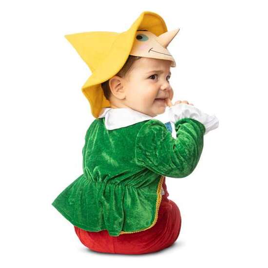 DISFRAZ BEBÉ PINOCHO (GORRO, CARETA, CHAQUETA Y PETO) TALLA 24-36 MESES image 5