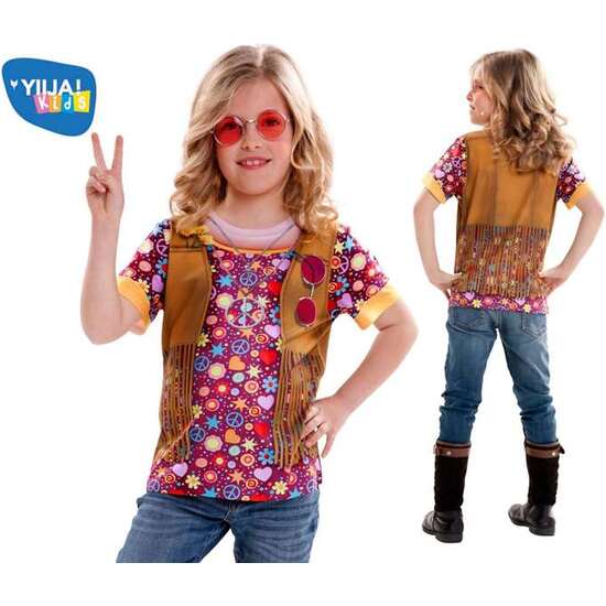 CAMISETA HIPPIE GIRL 8-10 AÑOS image 0