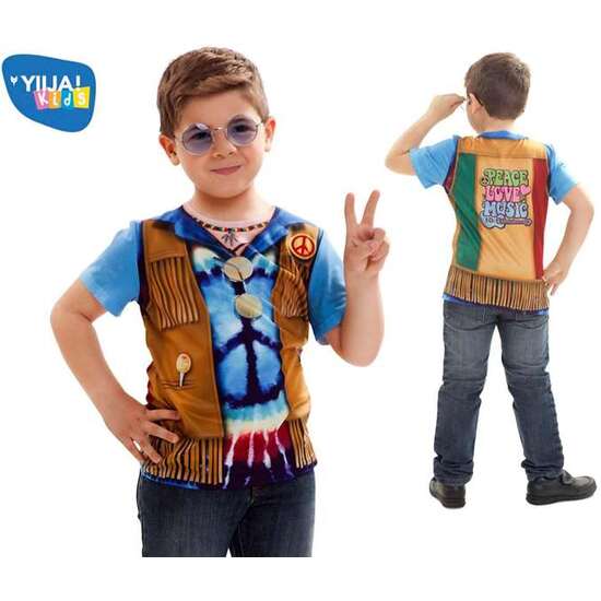 CAMISETA HIPPIE BOY 8-10 AÑOS image 0