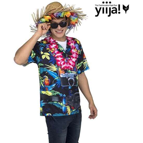 DISFRAZ ADULTO CAMISETA HAWAIIAN TALLA XL image 3