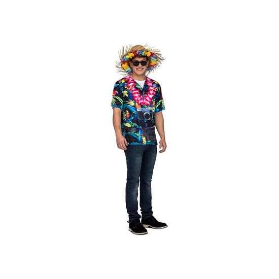 DISFRAZ ADULTO CAMISETA HAWAIIAN TALLA L image 0