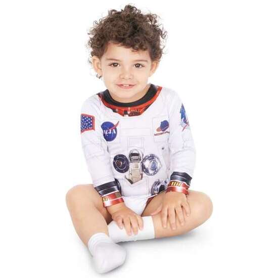 DISFRAZ BEBE CAMISETA ASTRONAUT BODYSUIT 6 MESES image 0