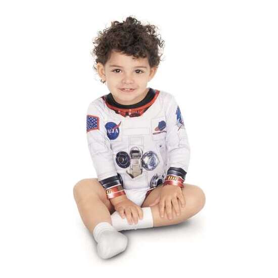 DISFRAZ BEBE CAMISETA ASTRONAUT BODYSUIT 6 MESES image 1