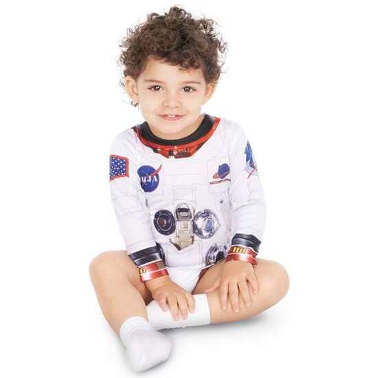 DISFRAZ BEBE CAMISETA ASTRONAUT BODYSUIT 18 MESES image 0