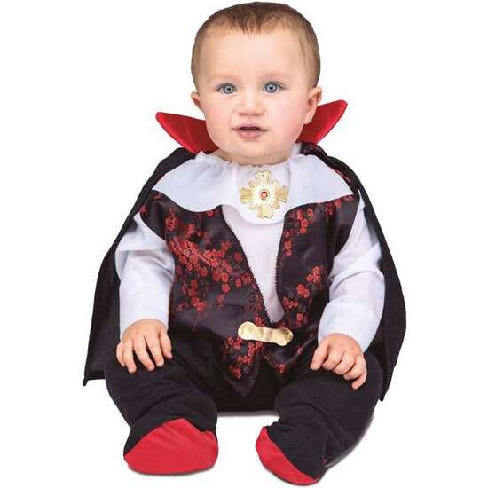 DISFRAZ BEBÉ DRACULA TALLA 0-6 MESES image 0