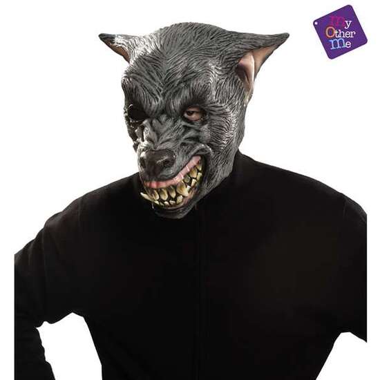 FULL WEREWOLF LATEX MASK ONE SIZE image 1