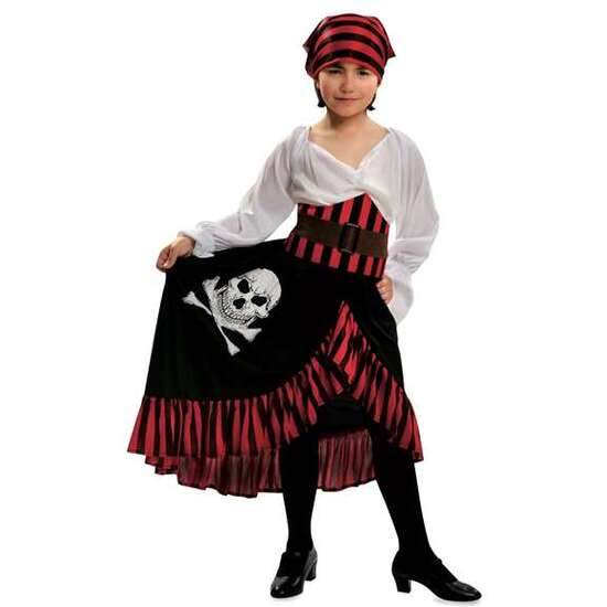 DISFRAZ BANDANA PIRATE 12-24 MESES (PAÑUELO, VESTIDO, CORSÉ Y CINTURÓN) image 1