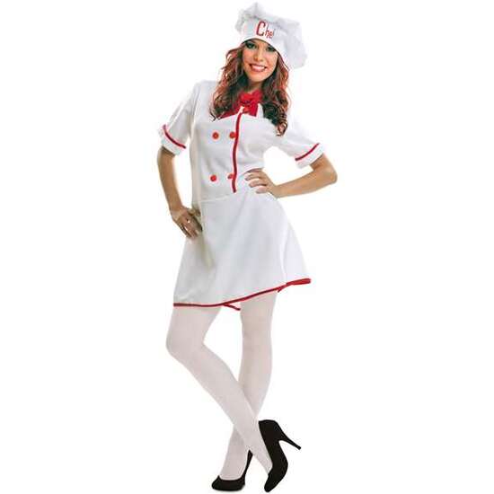 DISFRAZ ADULTO LADY CHEF TALLA M-L image 0