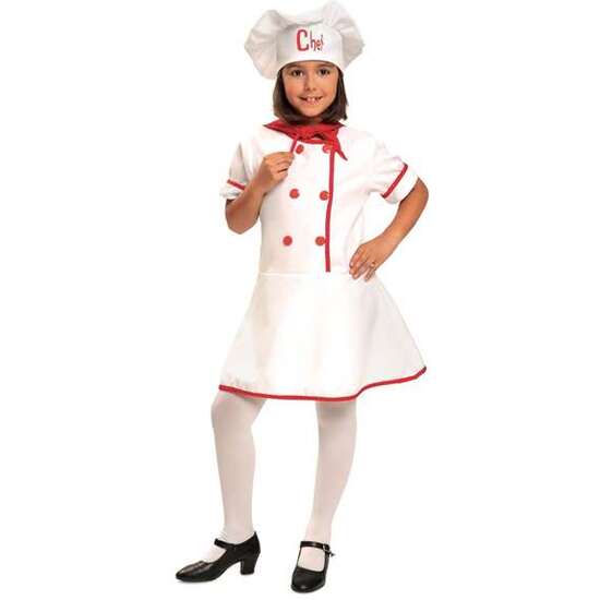 DISFRAZ INFANTIL LADY CHEF TALLA 5-6 AÑOS image 0