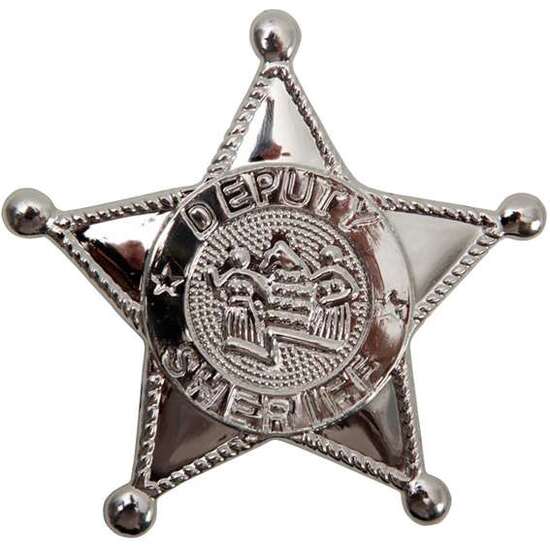 ESTRELLA DE SHERIFF PVC 8 CM image 0