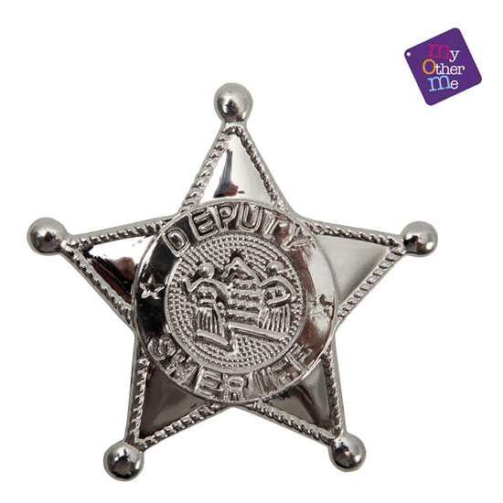 ESTRELLA DE SHERIFF PVC 8 CM image 2