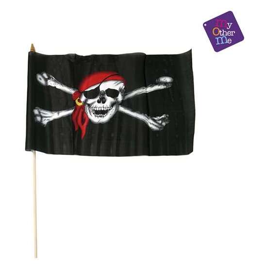 BANDERA PIRATA PEQUEÑA 46 X 32 CM image 2