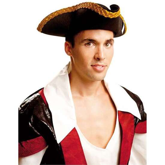 SOMBRERO PIRATA DE LUXE 57 CM image 0