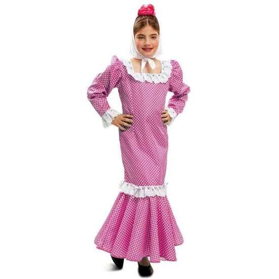 DISFRAZ MADRILEÑA ROSA NIÑA TALLA 7-9 AÑOS image 1
