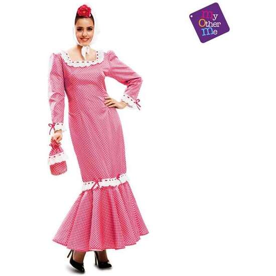 DISFRAZ MADRILEÑA ROSA MUJER TALLA XL image 0