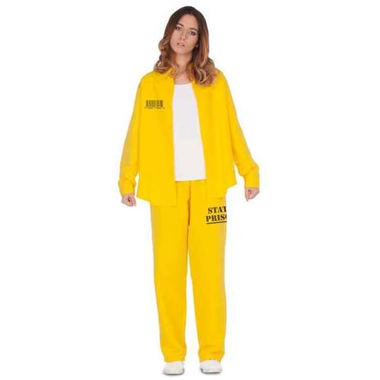 DISFRAZ ADULTO PRESIDIARIA TALLA M-L image 0