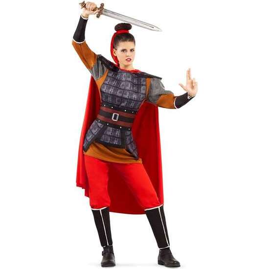 DISFRAZ ADULTO CHINESE WARRIOR TALLA S image 0