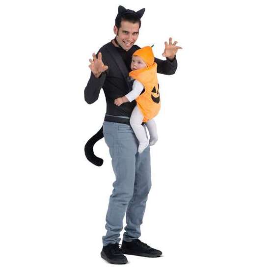 DISFRAZ CUBREMOCHILA GATO Y CALABAZA TALLA ONE SIZE ADULT image 0