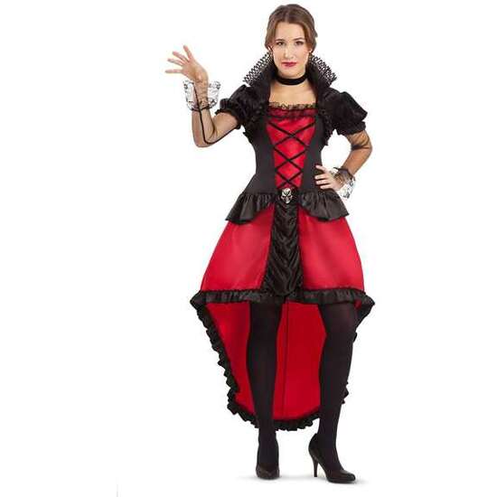 DISFRAZ ADULTO VAMPIRESA CONDESA TALLA S image 0