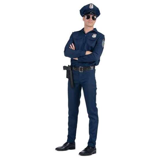DISFRAZ ADULTO POLICÍA TALLA S image 0