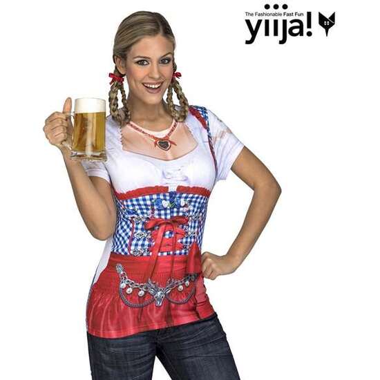 SEXY RED OKTOBERFEST LADY TALLA L image 2