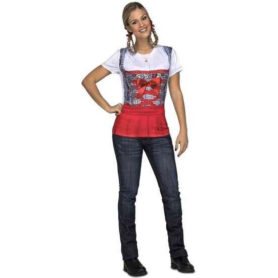 DISFRAZ RED OKTOBERFEST LADY TALLA M (CAMISETA) image 1