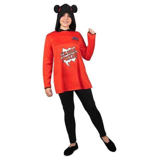 DISFRAZ PUCCA CON CAPUCHA TALLA S image 0