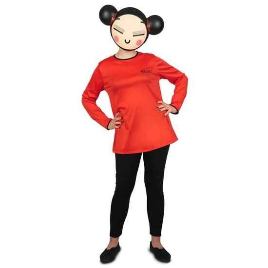 DISFRAZ ADULTO PUCCA CON MÁSCARA TALLA M-L image 0