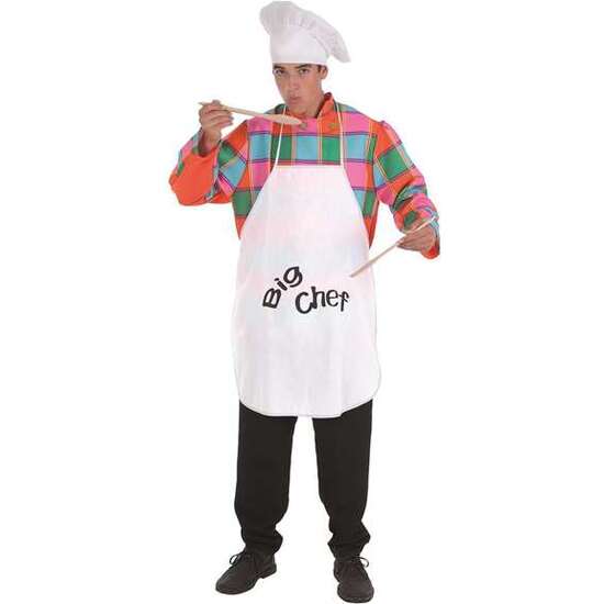 DISFRAZ ADULTO COCINERO CHEF TALLA L image 0