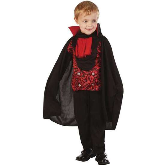 DISFRAZ INFANTIL VAMPIRO DANUBIO TALLA-S 3-6 AÑOS image 0