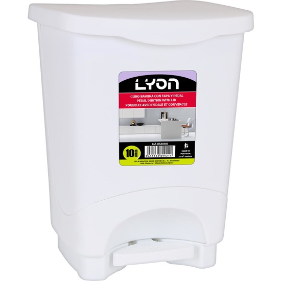 DUST BIN W/LID +PEDAL 10L  image 1