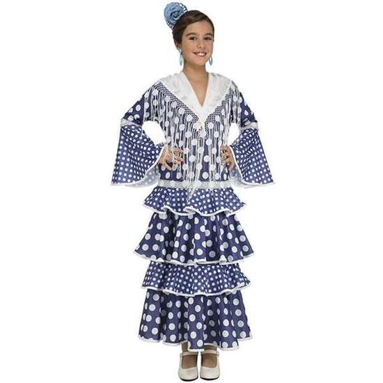 DISFRAZ FLAMENCA SOLEÁ 5-6 AÑOS (VESTIDO (NO INCLUYE MANTONCILLO)) image 0