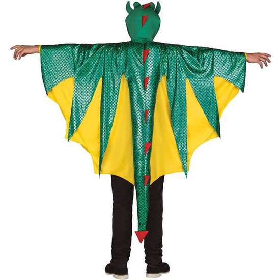 DISFRAZ DRAGON TALLA ML (PONCHO Y GORRO) image 1