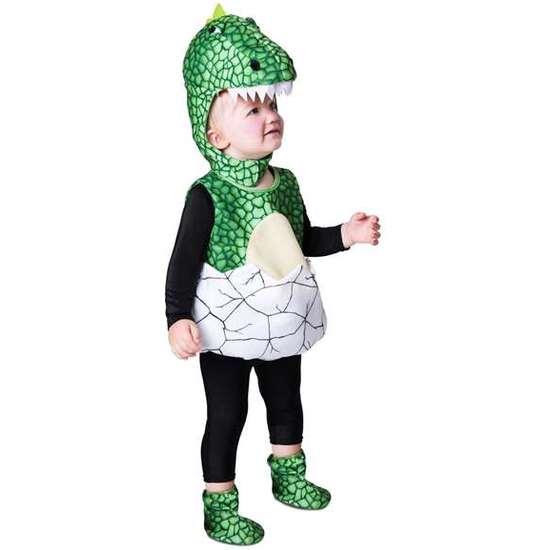 DISFRAZ PEQUEÑO DINO 3-4 AÑOS (SOMBRERO, PELELE Y CUBREPIES) image 0