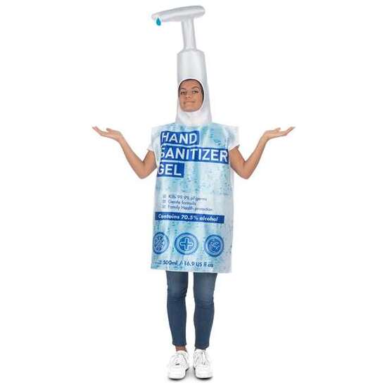 DISFRAZ ADULTO GEL HIDROALCÓHOLICO TALLA UNICA image 1