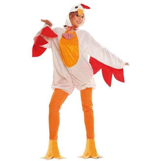 DISFRAZ ADULTO GALLINA TALLA M-L image 0