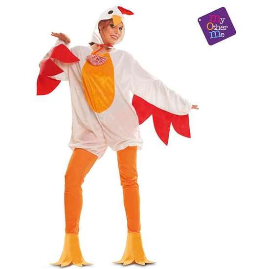 DISFRAZ ADULTO GALLINA TALLA M-L image 1