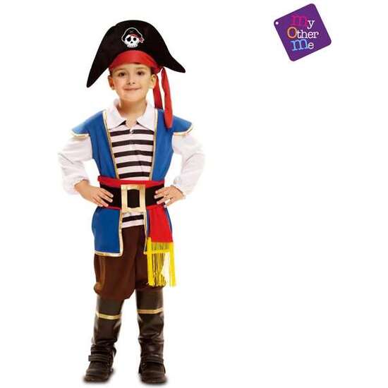 DISFRAZ BEBÉ PEQUEÑO PIRATA TALLA 12-24 MESES image 2