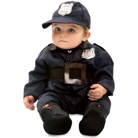 DISFRAZ BEBÉ POLICÍA TALLA 12-24 MESES image 0