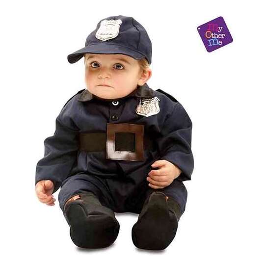 DISFRAZ BEBÉ POLICÍA TALLA 12-24 MESES image 1