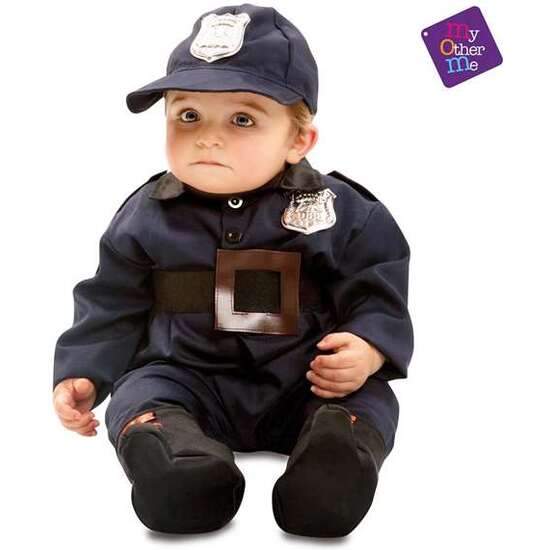 DISFRAZ BEBÉ POLICÍA TALLA 12-24 MESES image 2