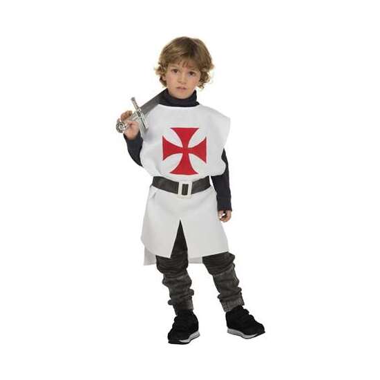 DISFRAZ PETO MEDIEVAL BLANCO TALLA 3-6 Y image 0