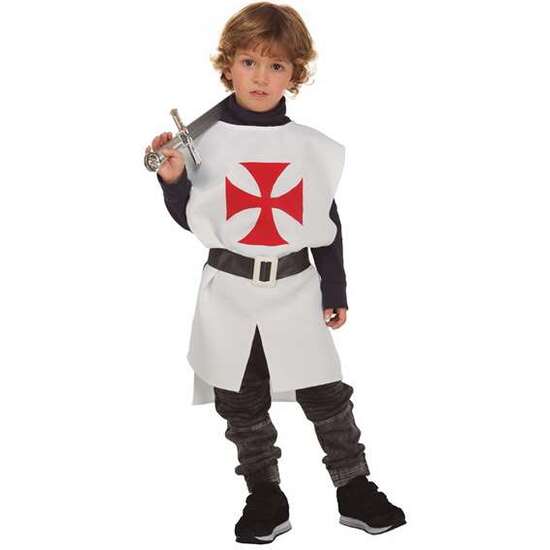 DISFRAZ PETO MEDIEVAL BLANCO TALLA 3-6 Y image 1