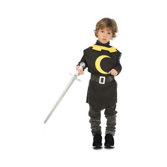 DISFRAZ PETO MEDIEVAL NEGRO TALLA 3-6 Y image 0