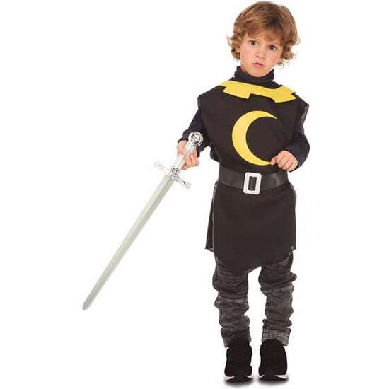 DISFRAZ PETO MEDIEVAL NEGRO TALLA 3-6 Y image 1